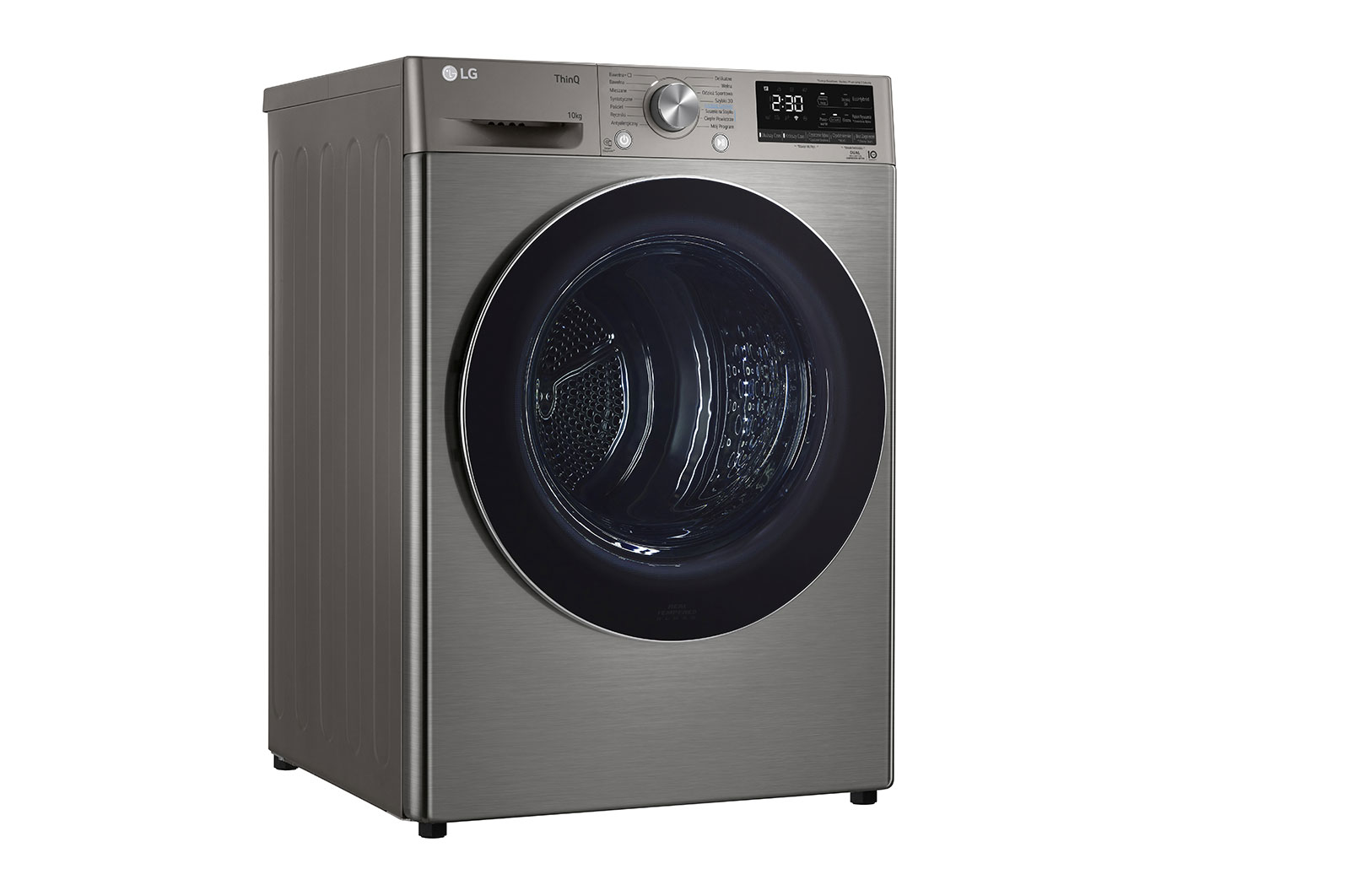 LG Suszarka LG | 10 kg | ThinQ | Programy antyalergiczne  | DUAL Inverter Heat Pump? | Automatyczne czyszczenie skraplacza | RC10V9PV2W, RC10V9PV2W