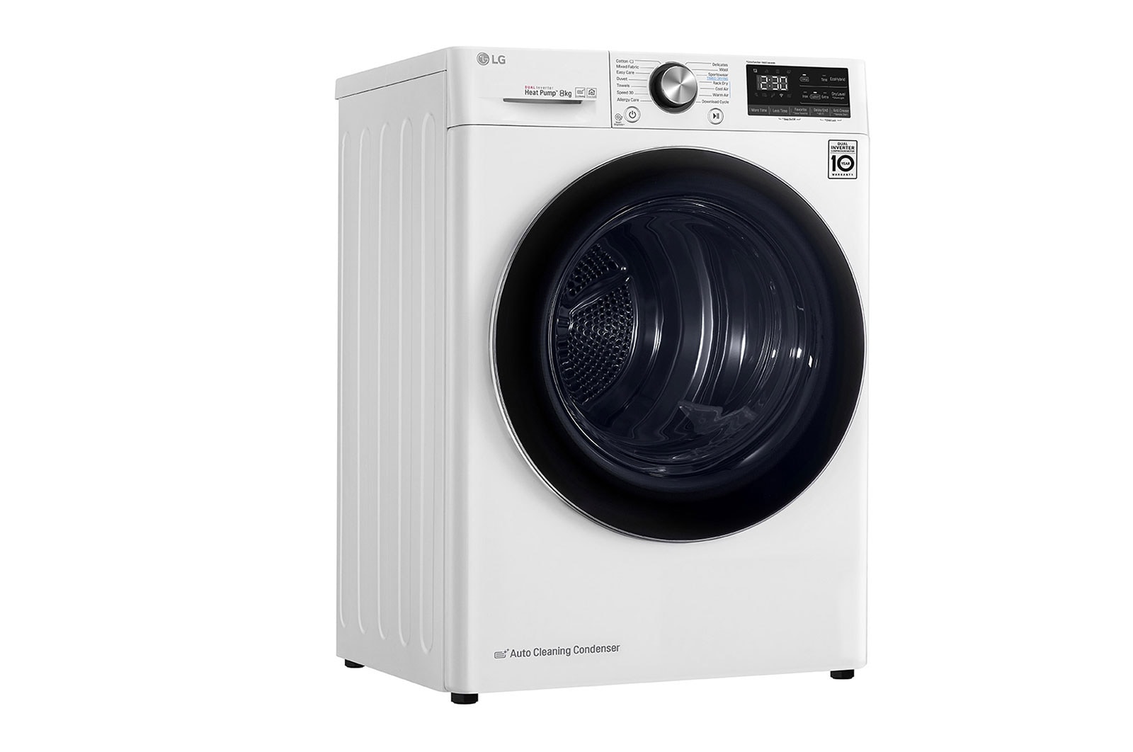 LG Suszarka LG | bia?a  | 8 kg | ThinQ | DUAL Inverter Heat Pump? | Programy antyalergiczne | RC80V9AV3N, RC80V9AV3N