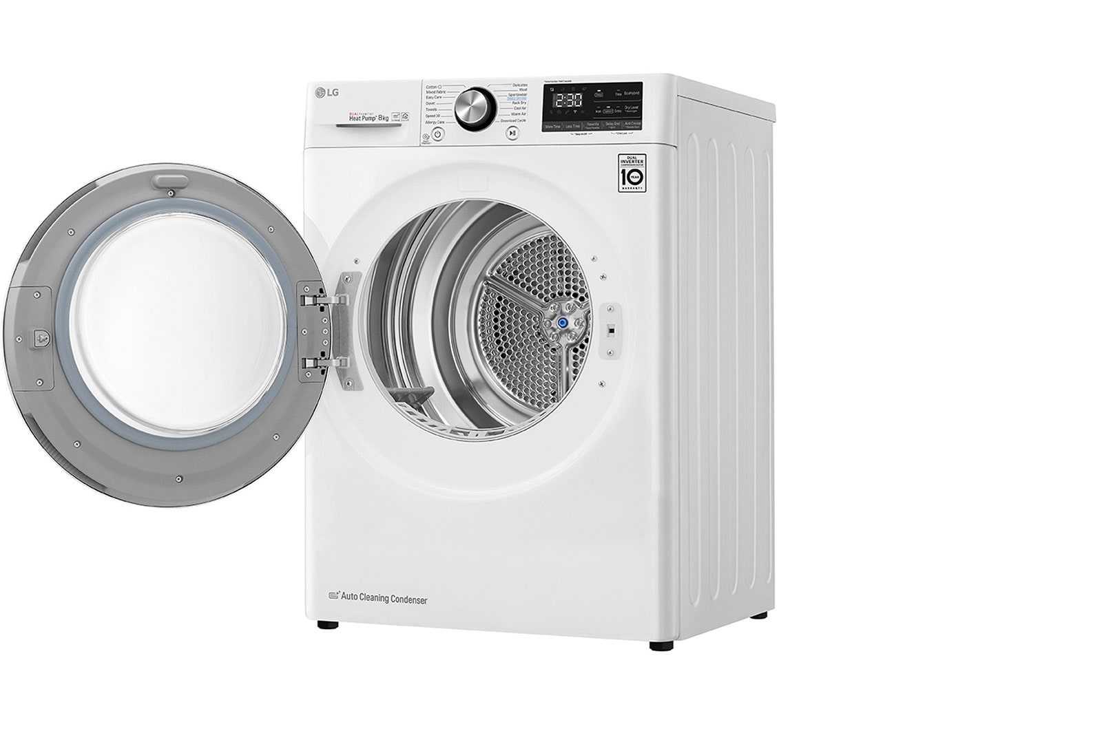 LG Suszarka LG | bia?a  | 8 kg | ThinQ | DUAL Inverter Heat Pump? | Programy antyalergiczne | RC80V9AV3N, RC80V9AV3N
