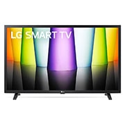 Widok z przodu telewizora LG Full HD z obrazem wype?niaj?cym i logo produktu