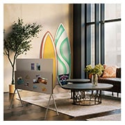 LG Telewizor Lifestyle LG 42" OLED evo 4K | Kolekcja Objet Pose, LX1, 42LX1Q6LA