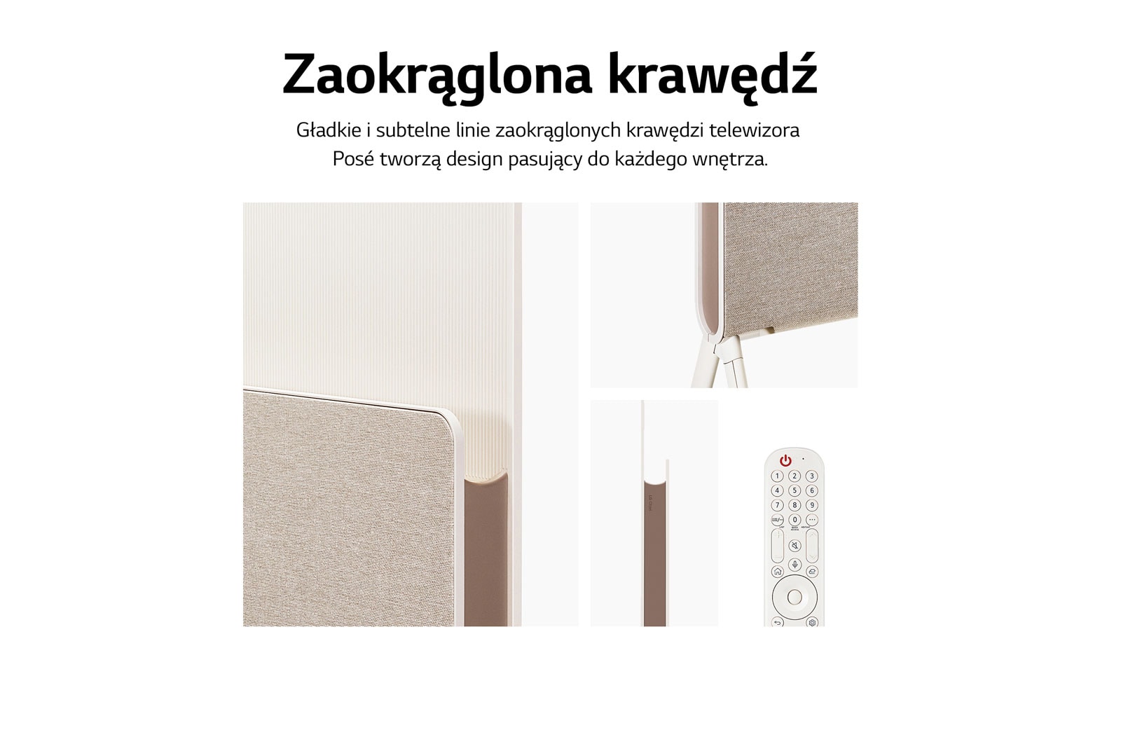 LG Telewizor Lifestyle LG 42" OLED evo 4K | Kolekcja Objet Pose, LX1, 42LX1Q6LA