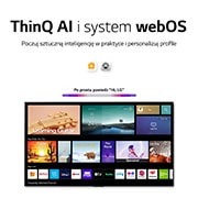 LG Telewizor LG 43” UHD 4K 2022 AI TV ze sztuczn? inteligencj?, DVB-T2/HEVC, 43UQ7500, 43UQ75003LF