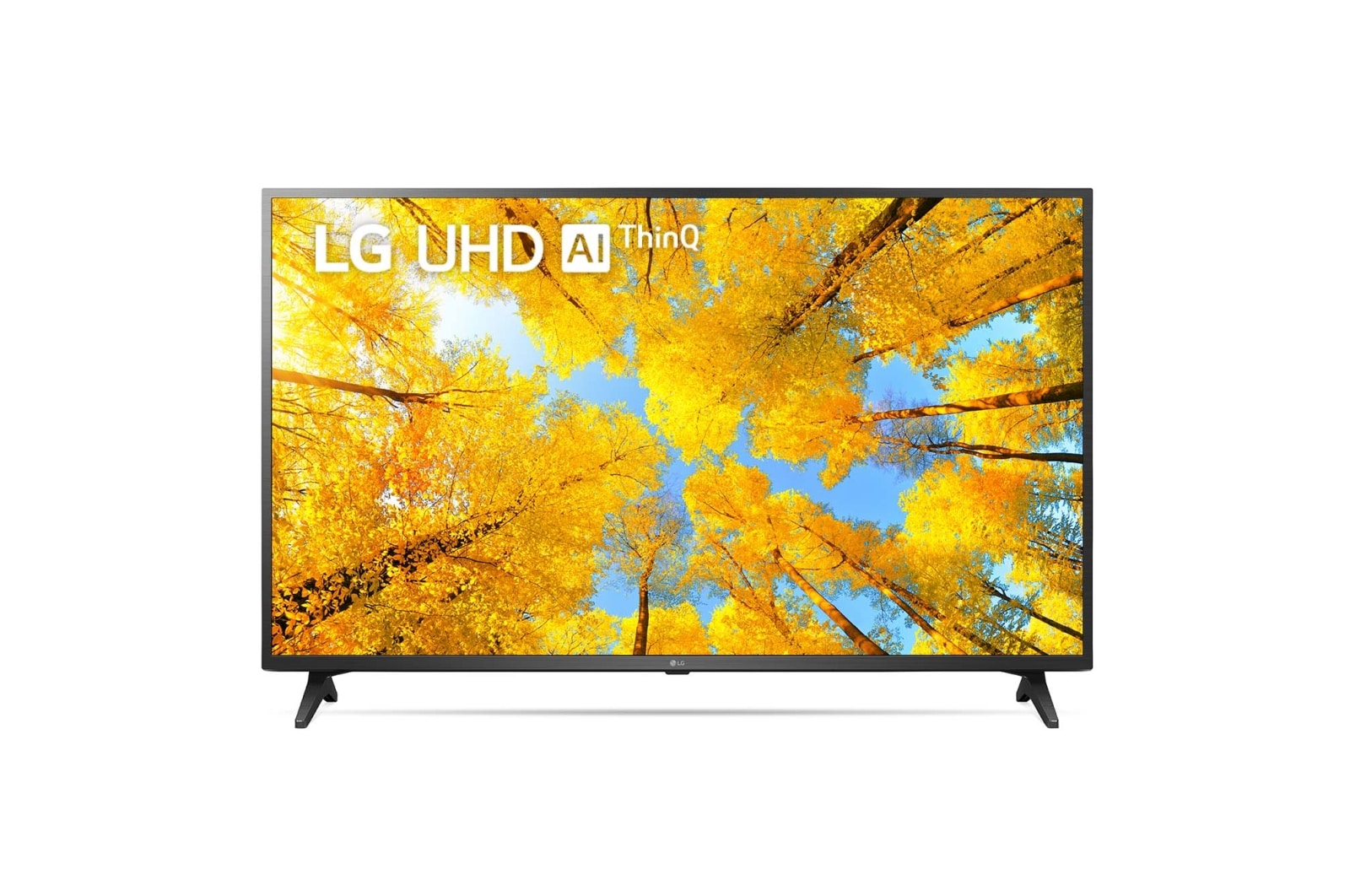 Telewizor LG 50” UHD 4K 2022 AI TV ze sztuczn? inteligencj?, DVB-T2/HEVC, 50UQ7500 50UQ75003LF - widok z przodu
