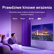 LG Telewizor LG 55” QNED 4K AI TV ze sztuczn? inteligencj?, DVB-T2/HEVC, 55QNED87, 55QNED873QB