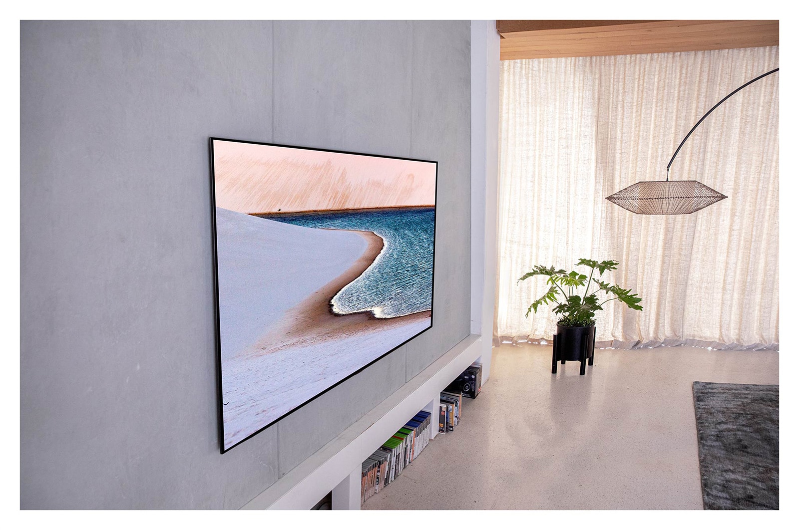 LG  Telewizor LG 65” OLED Gallery 4K Cinema HDR AI TV ze sztuczn? inteligencj? OLED65GX , OLED65GX3LA