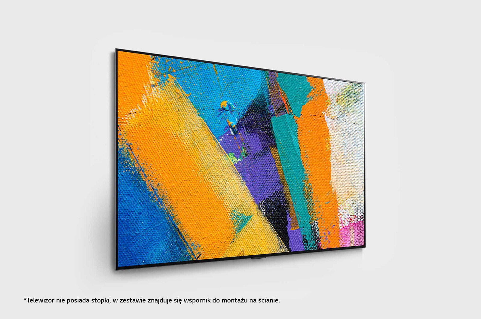 LG  Telewizor LG 65” OLED Gallery 4K Cinema HDR AI TV ze sztuczn? inteligencj? OLED65GX , OLED65GX3LA