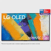  Telewizor LG 65” OLED Gallery 4K Cinema HDR AI TV ze sztuczn? inteligencj? OLED65GX  OLED65GX3LA - widok z przodu