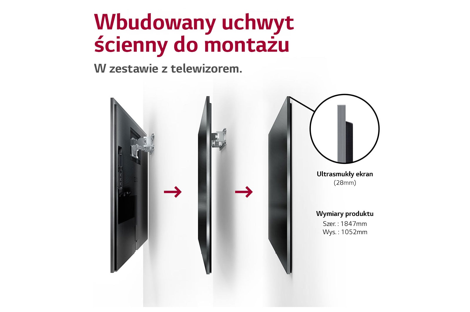 LG Telewizor LG 83” OLED evo Gallery 4K ze sztuczn? inteligencj?, Cinema HDR, Smart TV, 120Hz, DVB-T2/HEVC, OLED83G2, OLED83G23LA