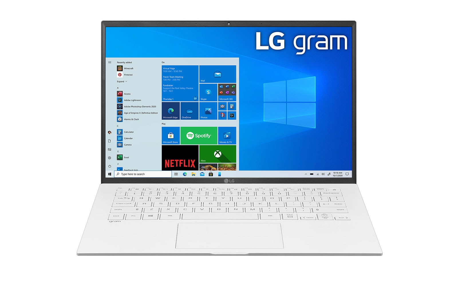 LG Ultrabook LG gram 14" 2021, Windows 10 Home, SSD 512GB, 16GB, Intel Evo z procesorem Intel? Core? i5 11 generacji, 14Z90P-G, kolor bia?y, 14Z90P-G.AA54Y