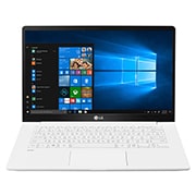 LG gram 14&#34; - Bia?y, SSD 256GB, Waga 995g, Czas pracy do 23.5 godz, Intel? Core? i5-8265U. 14Z990-V - widok z przodu