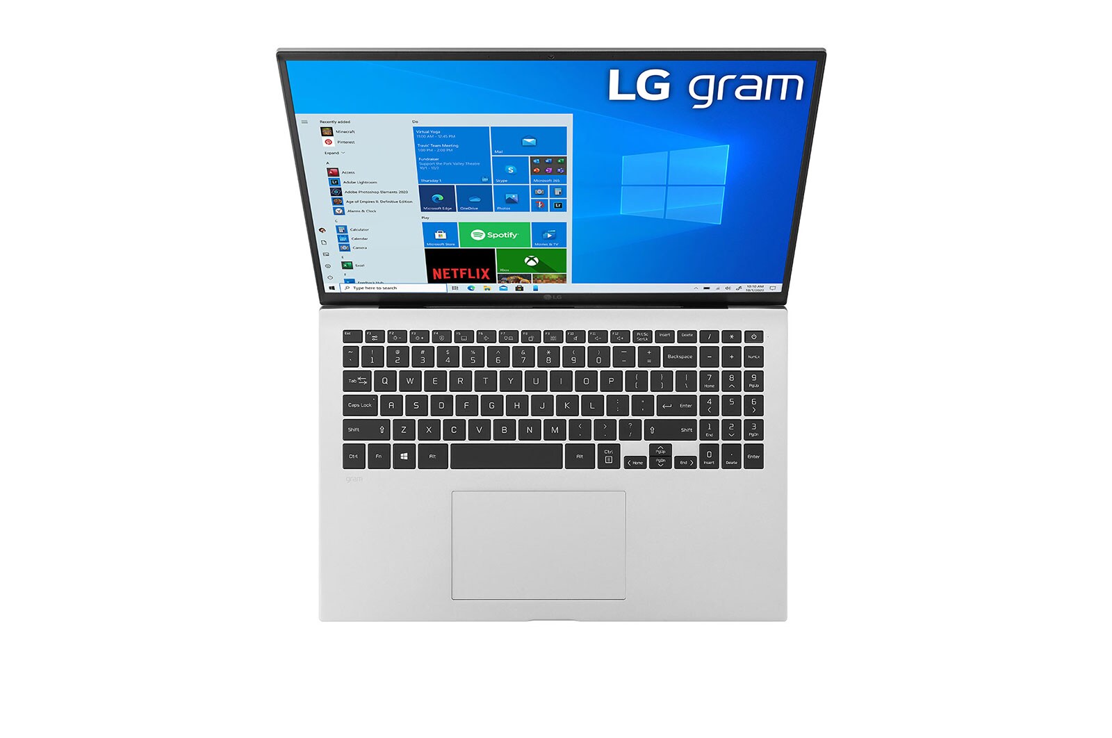 LG Ultrabook LG gram 16" 2021, Windows 10 Home, SSD 512GB, 16GB, Intel Evo z procesorem Intel? Core? i5 11 generacji, 16Z90P-G, kolor srebrny, 16Z90P-G.AA56Y