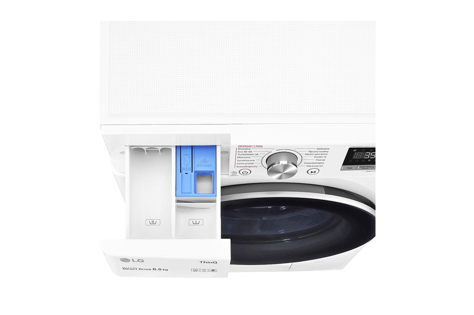 LG Pralka LG Vivace | V700 | 8,5kg | Steam | 1200 rpm | ThinQ | bia?a | AIDD | TurboWash 360 | F2WV7S8S1E, F2WV7S8S1E