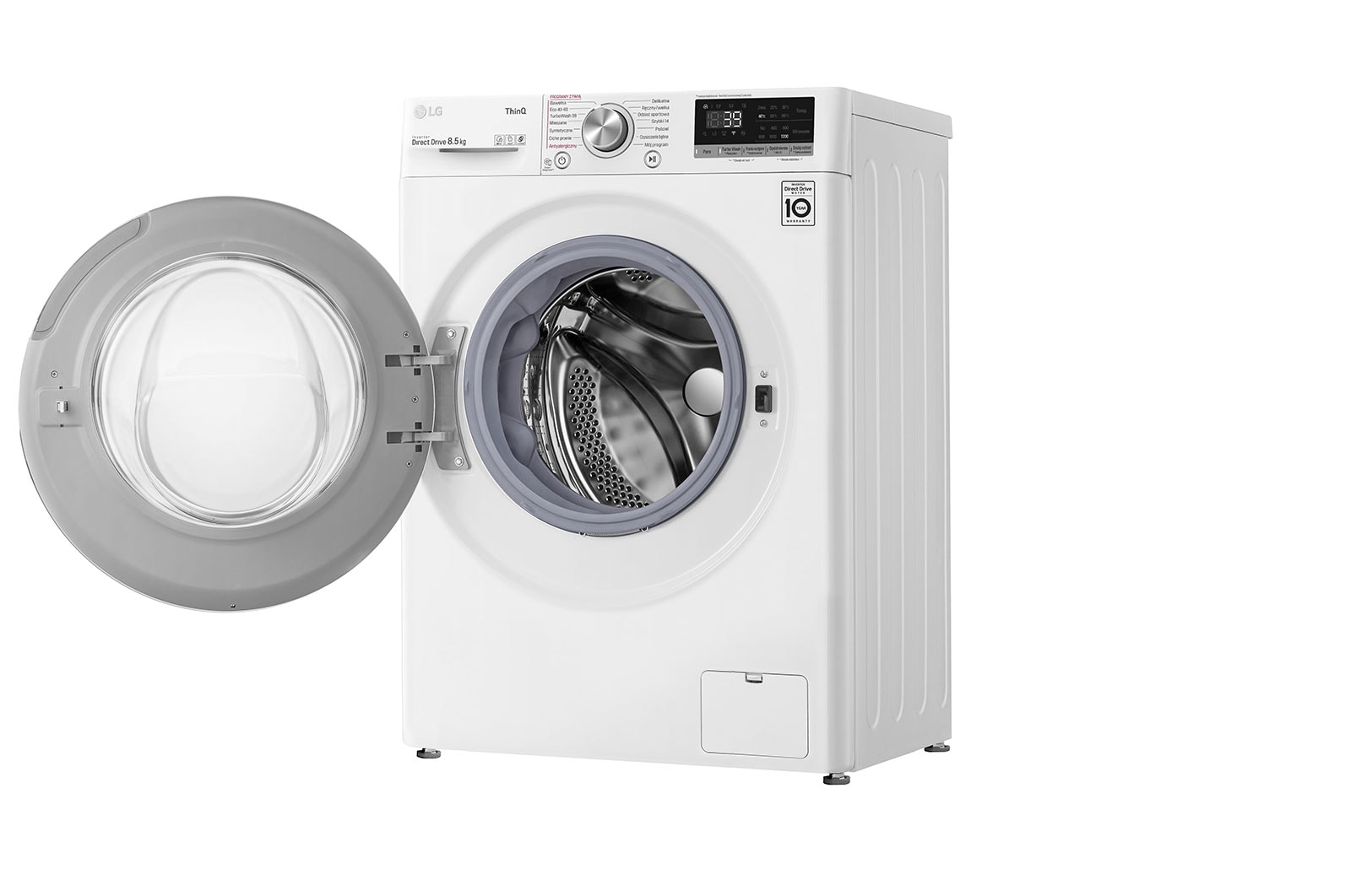 LG Pralka LG Vivace | V700 | 8,5kg | Steam | 1200 rpm | ThinQ | bia?a | AIDD | TurboWash 360 | F2WV7S8S1E, F2WV7S8S1E