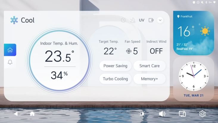 Z  ?atwo?ci? monitoruj i kontroluj temperatur?, poziom wilgotno?ci, ch?odzenie, zu?ycie energii oraz jako?? powietrza. 