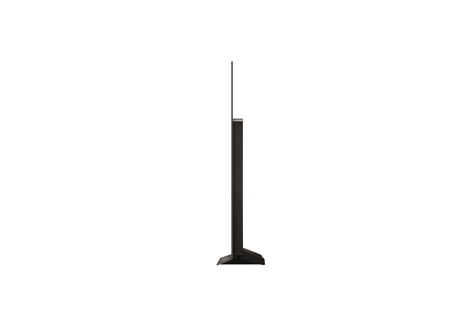 Vista lateral da LG OLED evo TV, OLED C4
