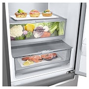 LG Frigorífico Combinado LG inox 381l com Classe Energética A-20%, DoorCooling+? e Wi-Fi, GBB92MBB3P