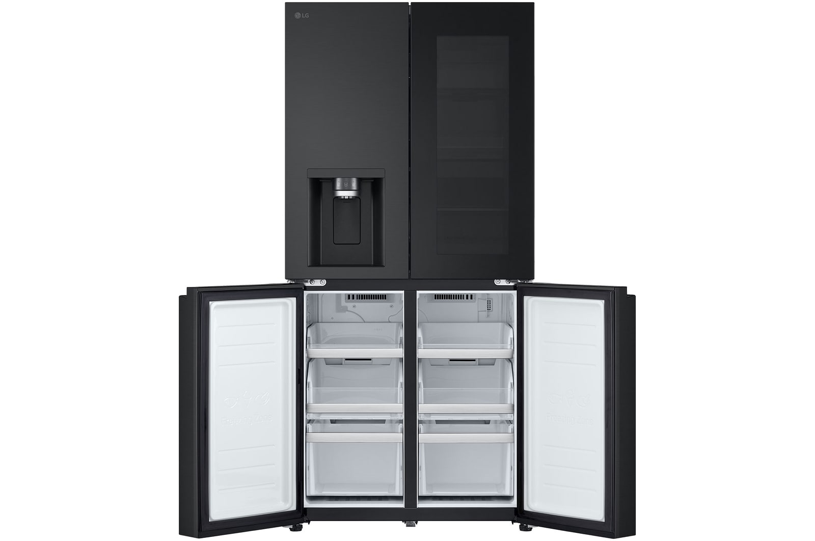 LG Lodówka side by side multidoor LG | 635?L | Klasa E | Ciemny grafit?| ThinQ(tm)??| DoorCooling+?| GMG860EPBE, GMG860EPBE