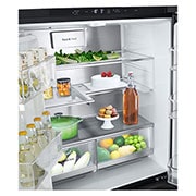 LG Lodówka side by side multidoor LG | 635?L | Klasa E | Ciemny grafit?| ThinQ(tm)??| DoorCooling+?| GMG860EPBE, GMG860EPBE