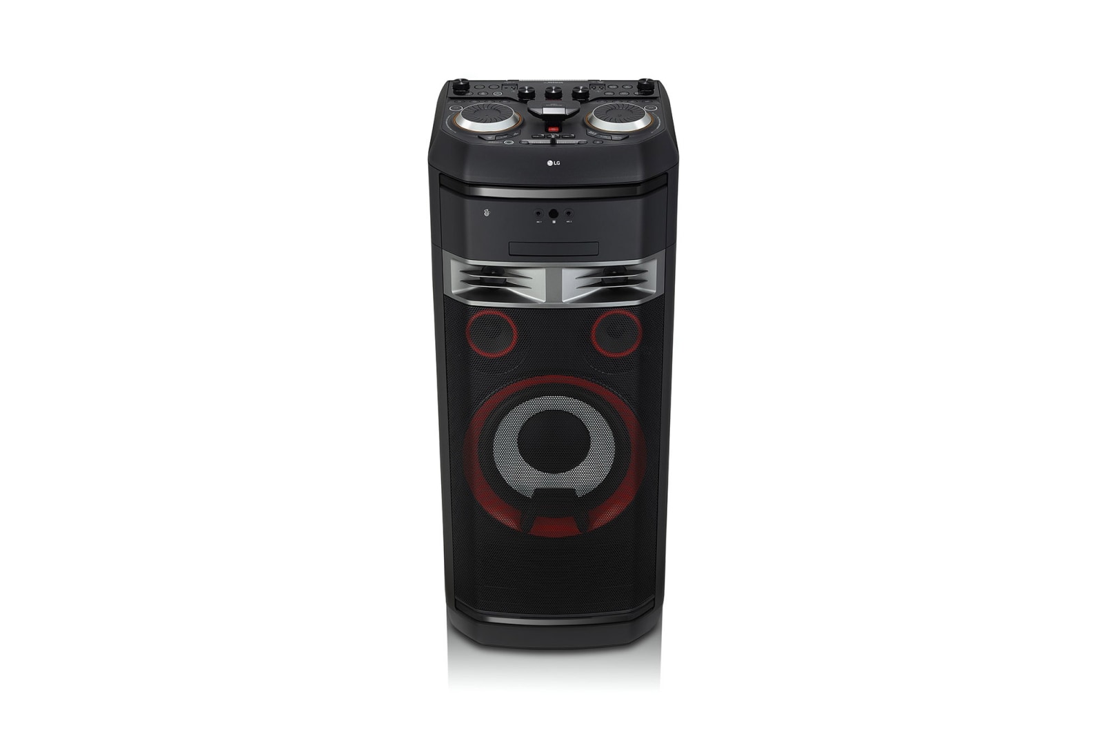 LG Coluna LG XBOOM OL100, 2000W, Meridian, DJ, Karaoke, Sound Sync, Bluetooth, USB, liga??o ótica, MIC, CD, FM, OL100