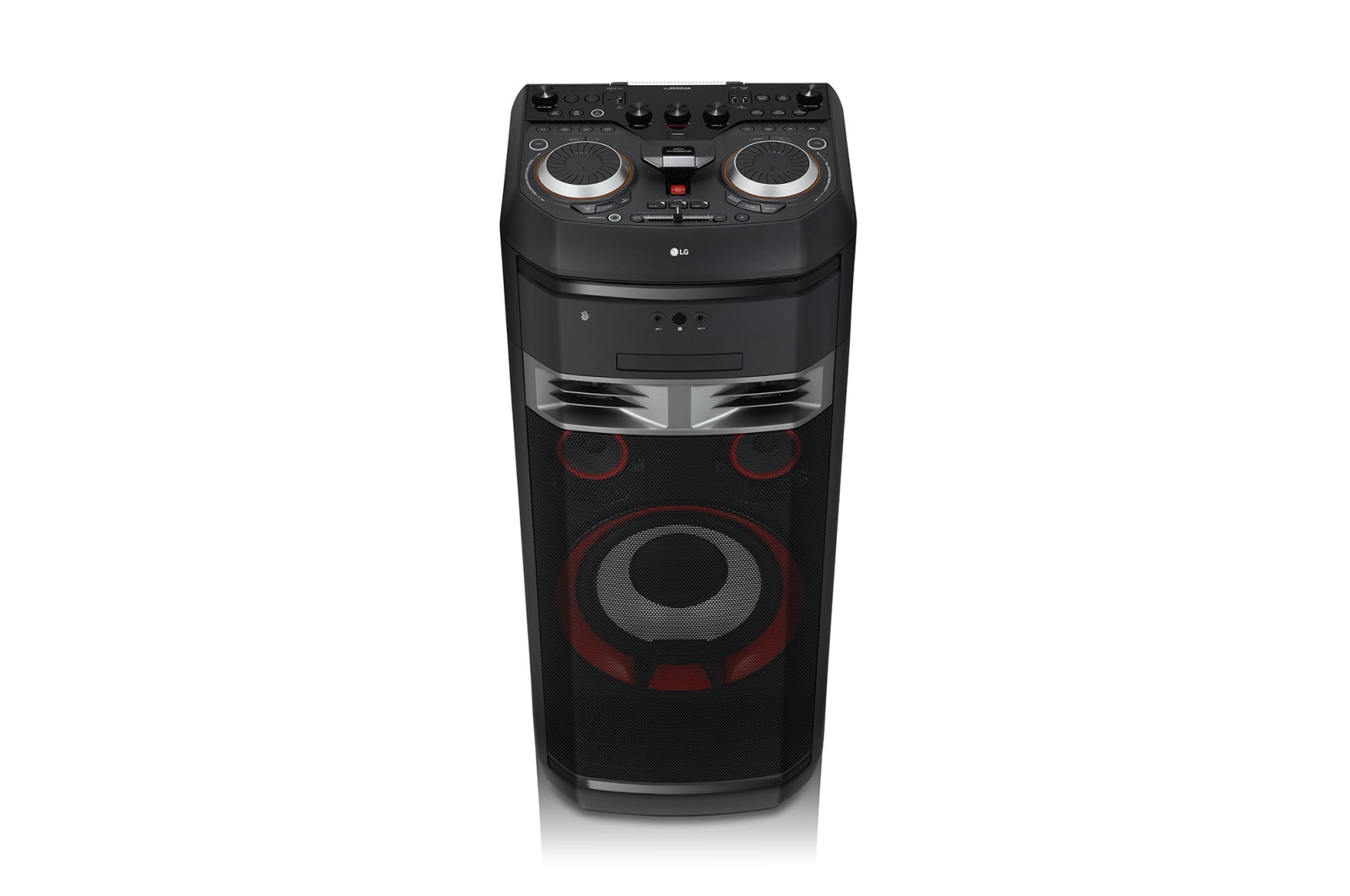 LG Coluna LG XBOOM OL100, 2000W, Meridian, DJ, Karaoke, Sound Sync, Bluetooth, USB, liga??o ótica, MIC, CD, FM, OL100