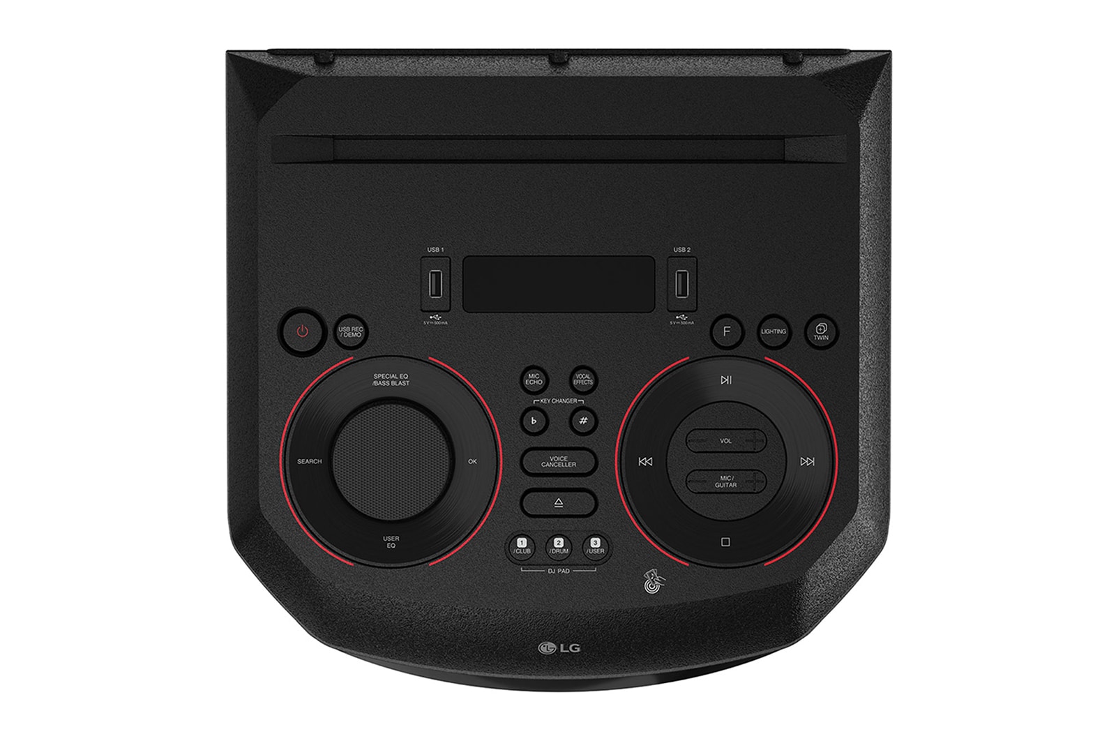 LG Coluna LG XBOOM ON7, 500W, DJ, Karaoke, Sound Sync, Bluetooth, USB, liga??o ótica, MIC, CD, FM, ON7