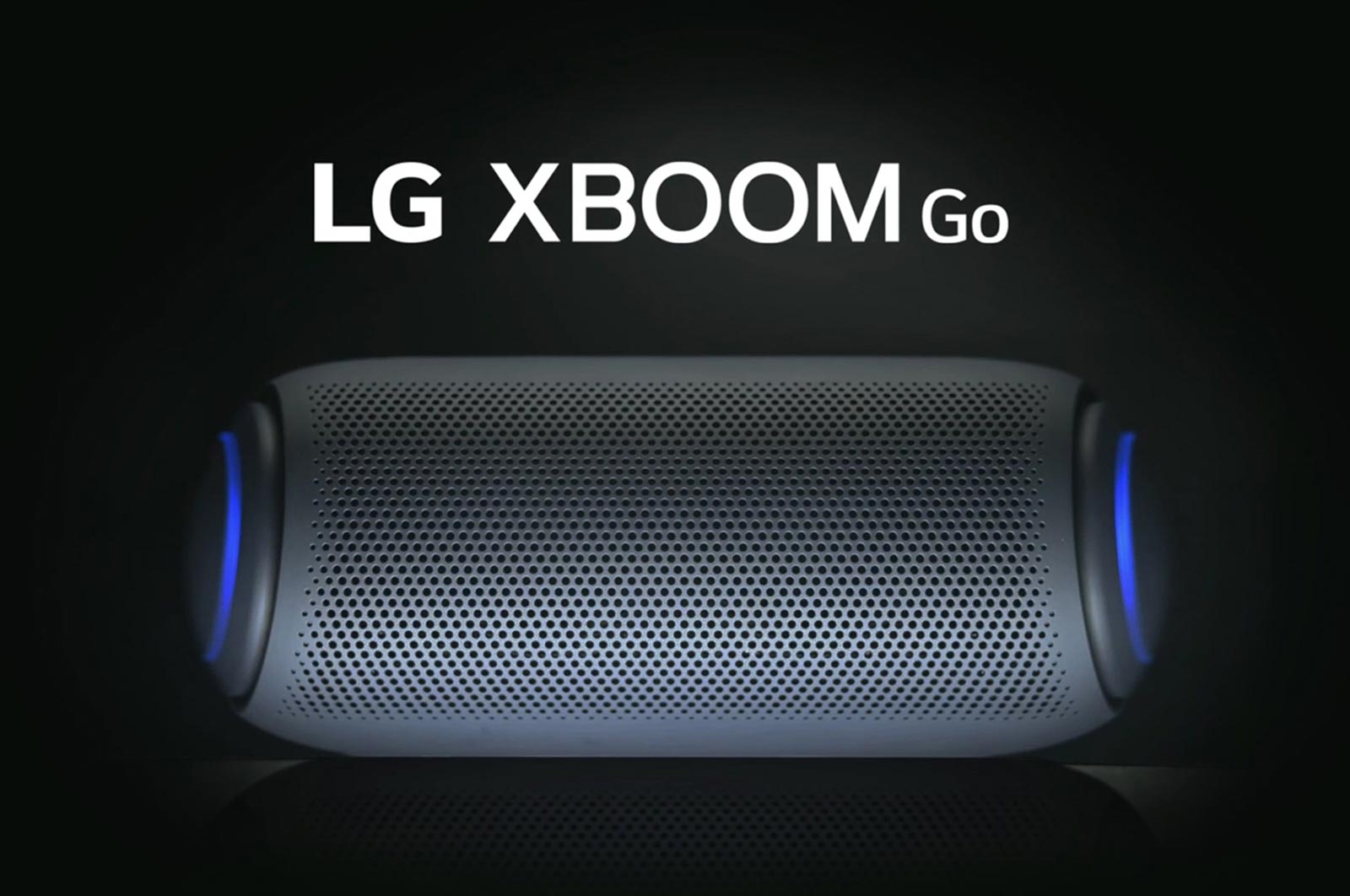 Vista frontal de Coluna portátil LG XBOOM Go PL5, Meridian, 20W, IPX5 PL5