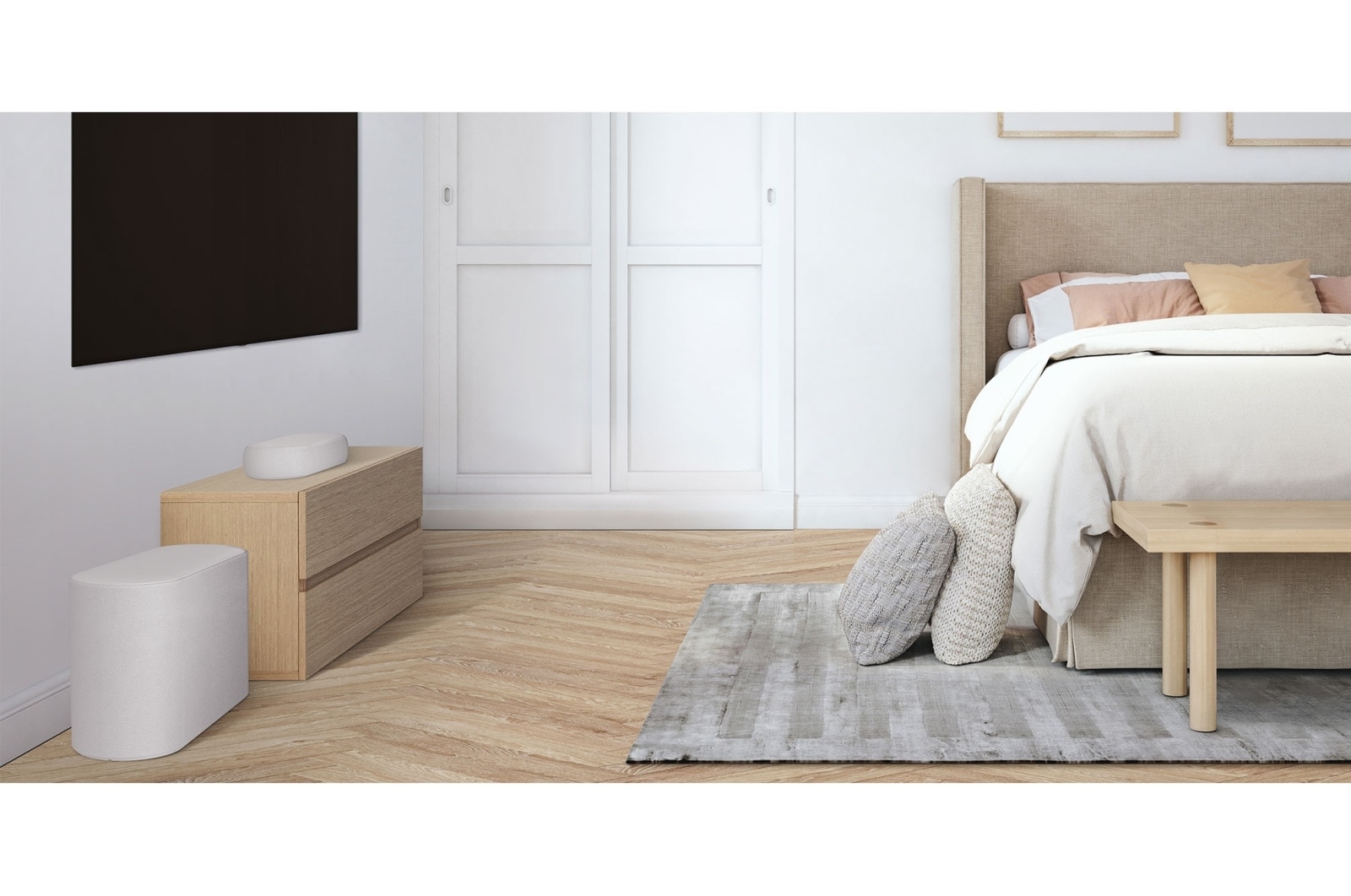 LG Barra de som LG Eclair QP5W, 320W, 3.1.2ch, Meridian, Dolby Atmos, DTS:X, HDMI eARC, liga??o ótica, Bluetooth, USB, QP5W