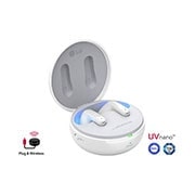 Um angulo de 15 graus do ber?o abriu com ilumina??o ambiente e logotipos UVnano e Plug & wireless