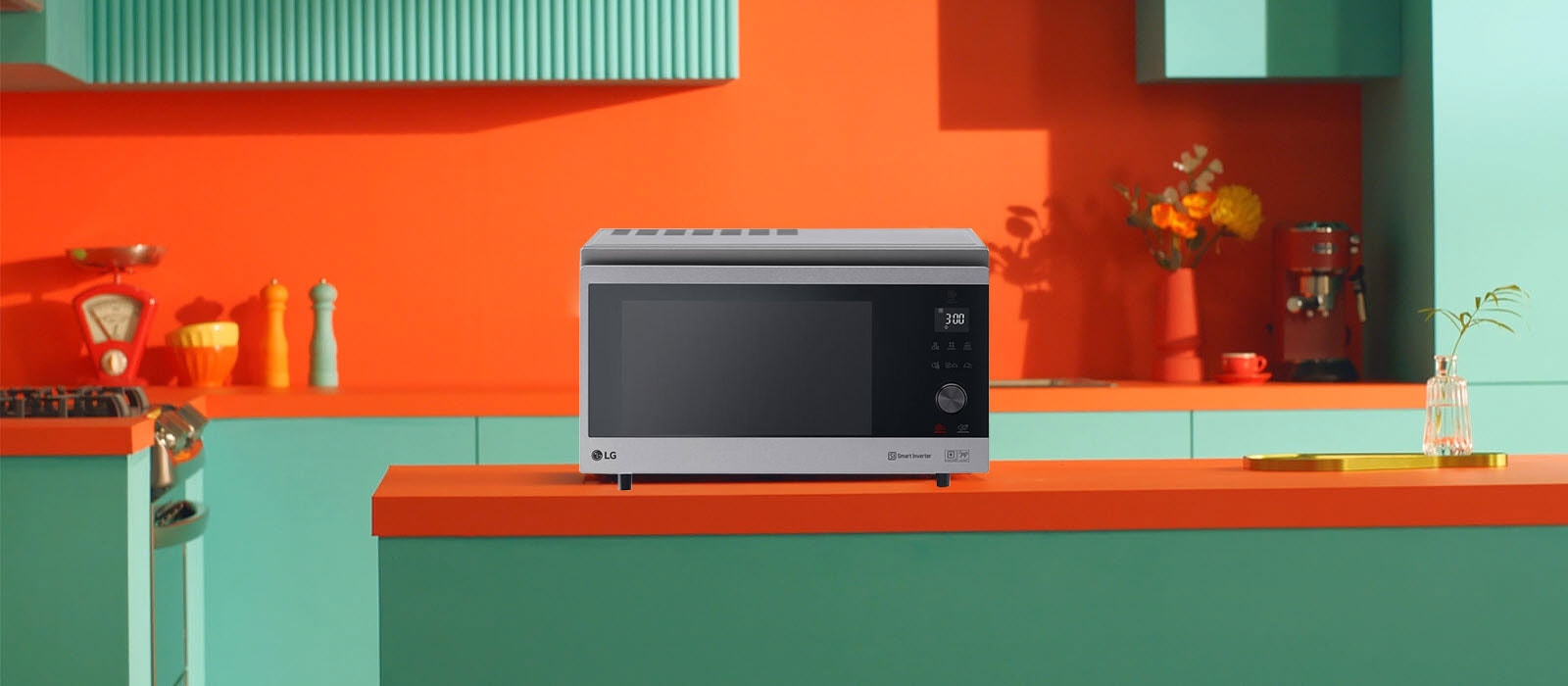LG NeoChef? num ambiente de cozinha.