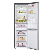 LG Combinado LG GBB61PZFFN, 341 litros, eficiência energética D, 1,86 m, Door Cooling+?, Wi-Fi, Shiny Steel, GBB61PZFFN