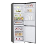 LG Combinado LG GBB61PZFFN, 341 litros, eficiência energética D, 1,86 m, Door Cooling+?, Wi-Fi, Shiny Steel, GBB61PZFFN
