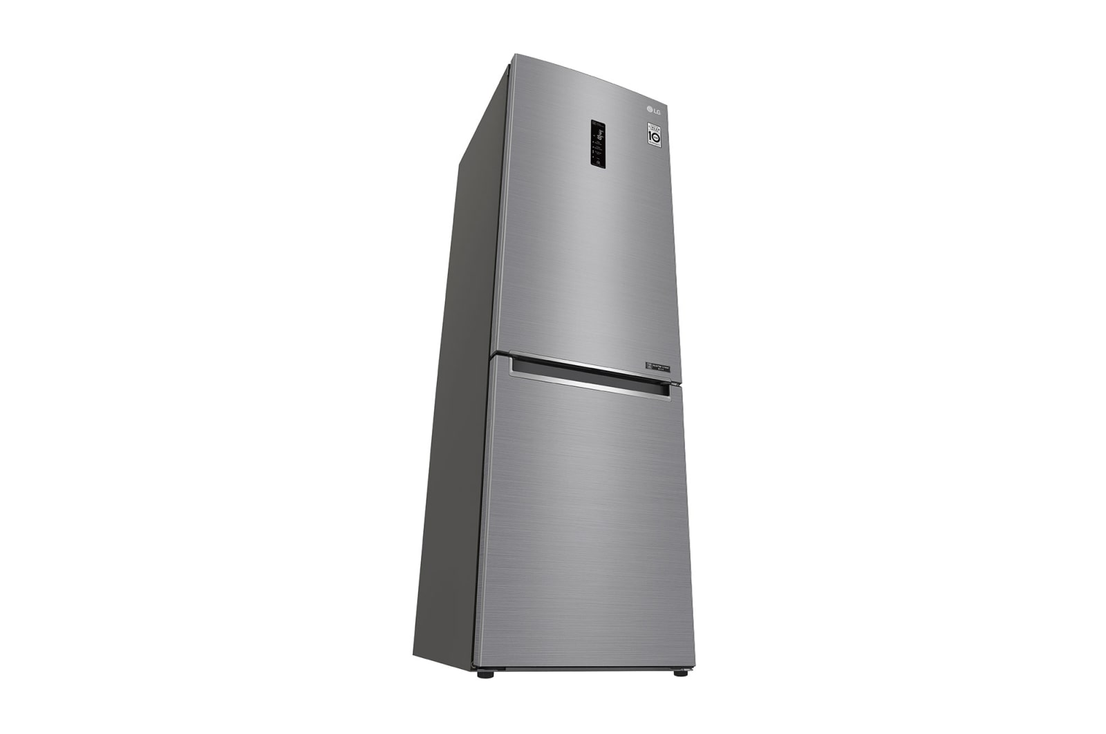 LG Combinado LG GBB61PZFFN, 341 litros, eficiência energética D, 1,86 m, Door Cooling+?, Wi-Fi, Shiny Steel, GBB61PZFFN