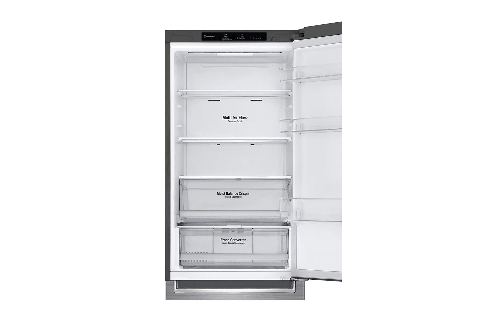 LG Frigorífico Combinado | 341 L | Etiqueta energética C | 1,86 m | DoorCooLing+? | FRESHConverter?, GBB61PZGCN1