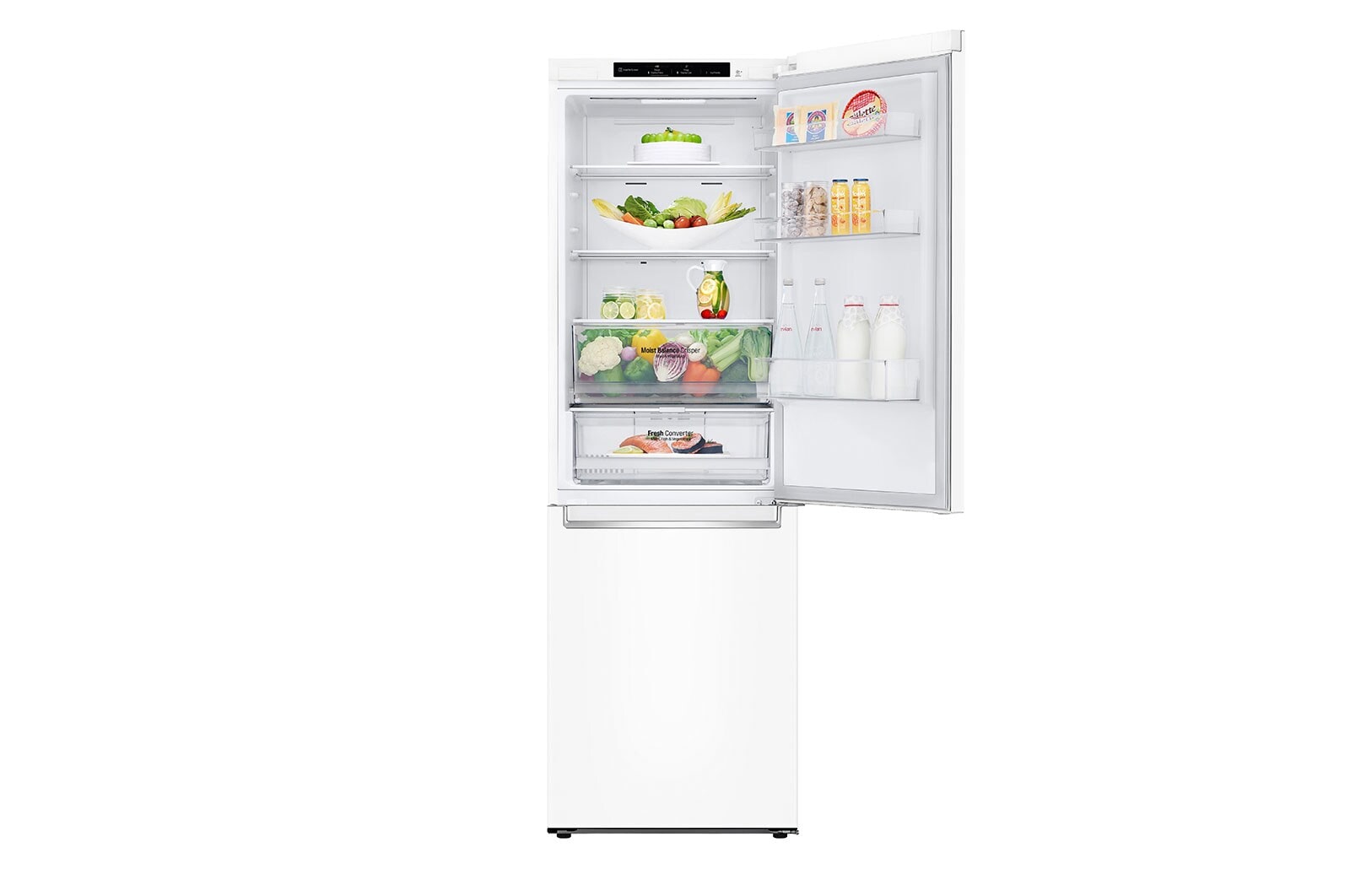 LG Frigorífico Combinado | 341 L | Etiqueta energética C | 1,86 m | DoorCooLing+? | FRESHConverter?, GBB61SWGCN1