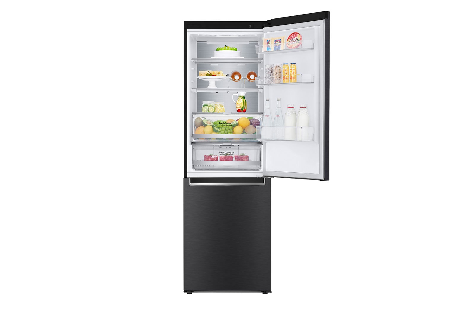 LG Frigorífico Combinado | 341 L | Etiqueta energética D | 1,86 m | DoorCooLing+? | FRESHConverter? | FRESHBaLancer?, GBB71MCVGN