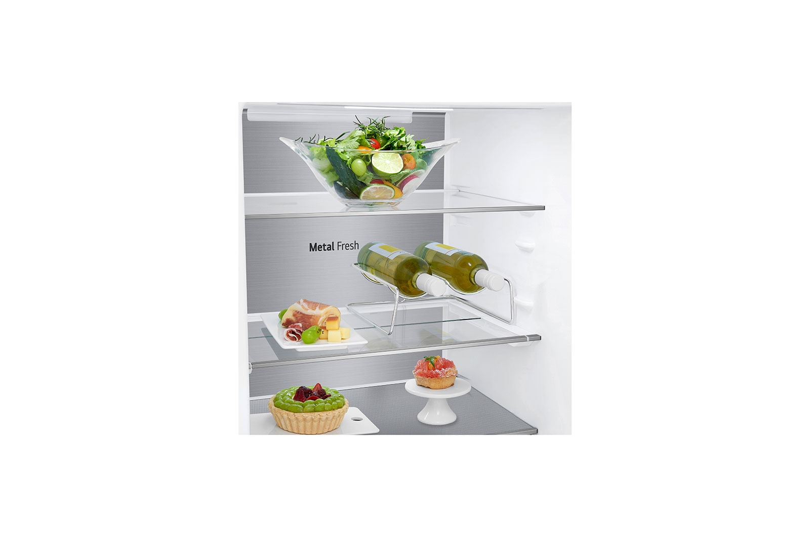 LG Frigorífico Combinado | 341 L | Etiqueta energética D | 1,86 m | DoorCooLing+? | FRESHConverter? | FRESHBaLancer?, GBB71MCVGN
