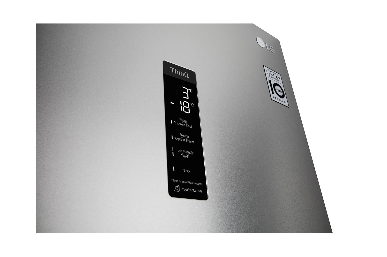 LG Frigorífico Combinado | 384 L | Etiqueta energética B | 2,03 m | DoorCooLing+? | FRESHConverter? | FRESHBaLancer? | Wi-Fi, GBB72MBUBN