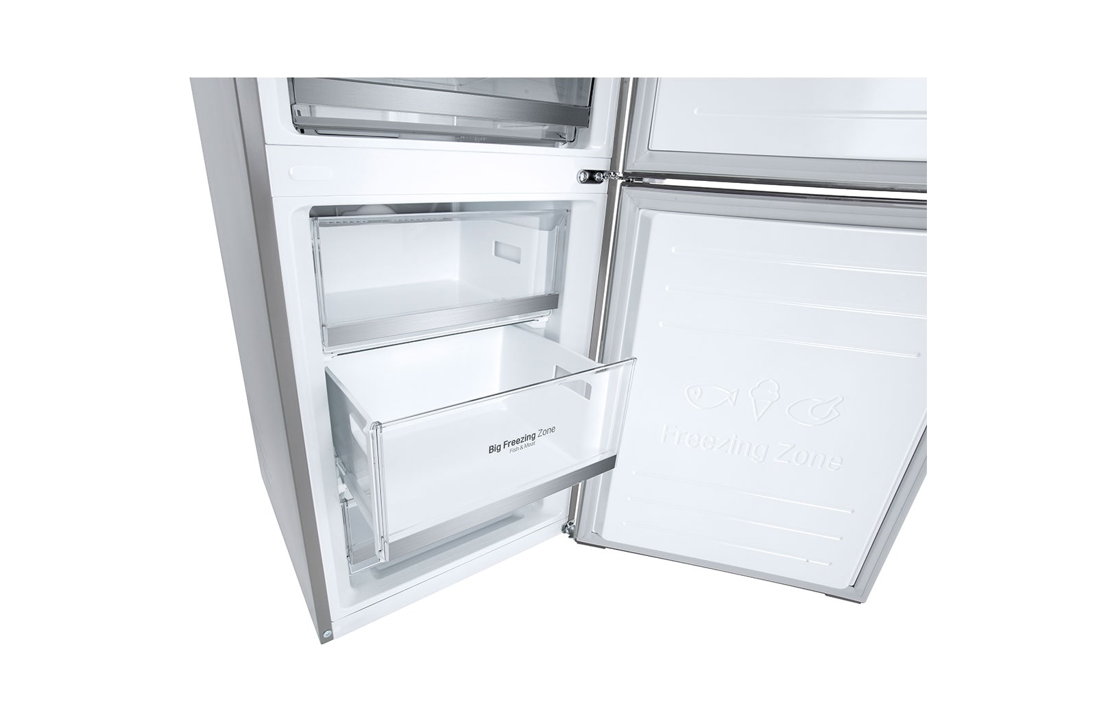 LG Frigorífico Combinado | 384 L | Etiqueta energética B | 2,03 m | DoorCooLing+? | FRESHConverter? | FRESHBaLancer? | Wi-Fi, GBB72MBUBN