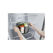 LG Frigorífico Combinado | 384 L | Etiqueta energética B | 2,03 m | DoorCooLing+? | FRESHConverter? | FRESHBaLancer? | Wi-Fi, GBB72MBUBN