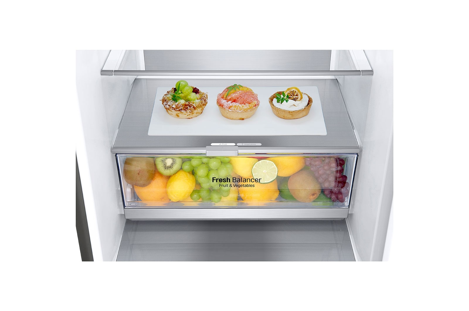 LG Frigorífico Combinado | 384 L | Etiqueta energética C | 2,03 m | DoorCooLing+? | FRESHConverter? | FRESHBaLancer?, GBB72PZVCN1