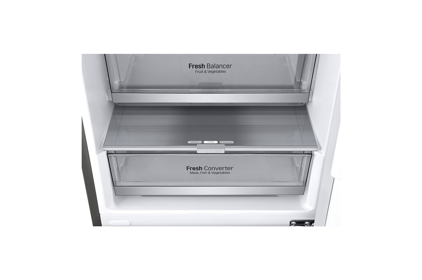 LG Combinado LG GBB72PZVCN, 384 litros, eficiência energética C, 2,03 m, Door Cooling+?, Shiny Steel, GBB72PZVCN