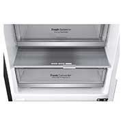LG Combinado LG GBB92MCACP, 384 litros, eficiência energética C, 2,03 m, Door Cooling+?, Wi-Fi, Matte Black, GBB92MCACP