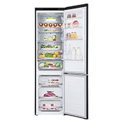 front view door open with food 