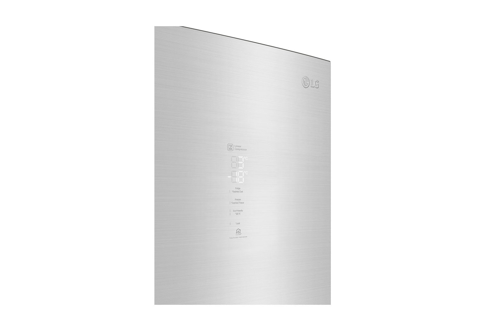 LG Combinado LG GBB92STABP, 384 litros, eficiência energética B, 2,03 m, Door Cooling+?, Wi-Fi, Stainless Steel, GBB92STABP