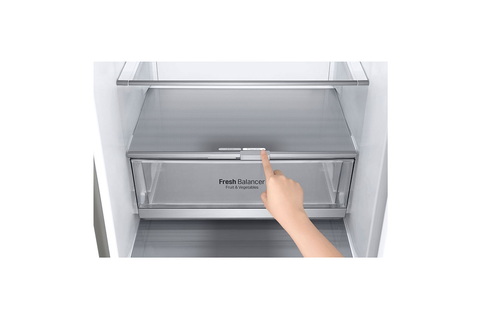 LG Combinado LG GBB92STABP, 384 litros, eficiência energética B, 2,03 m, Door Cooling+?, Wi-Fi, Stainless Steel, GBB92STABP