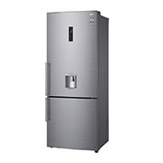 LG Frigorífico Combinado LG prata 461l com eficiência energética E, dispensador de água sem canaliza??o e DoorCooling+?  , GBF567PZCMB