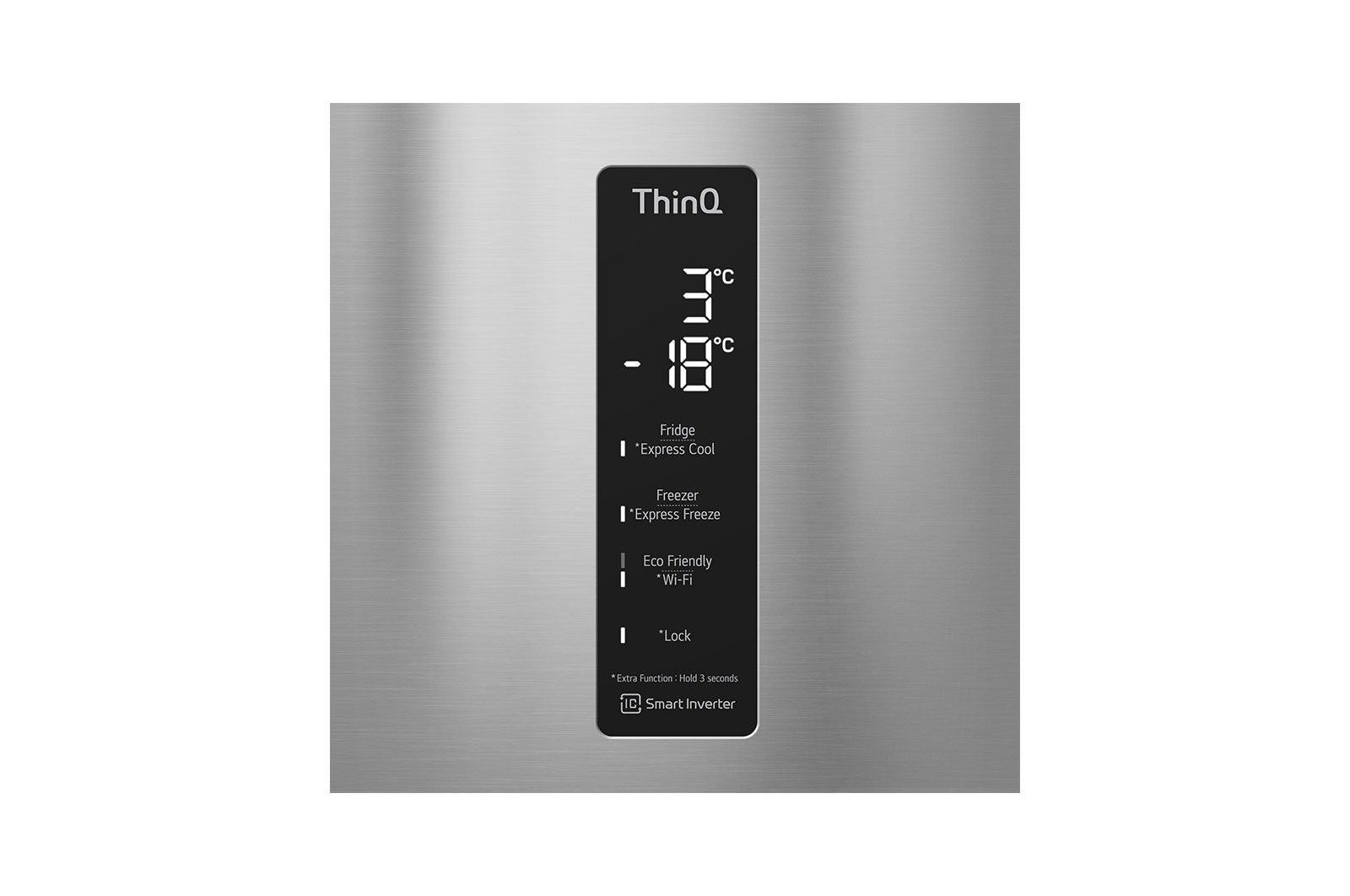 LG Frigorífico Combinado LG prata 461l com eficiência energética E, dispensador de água sem canaliza??o e DoorCooling+?  , GBF567PZCMB