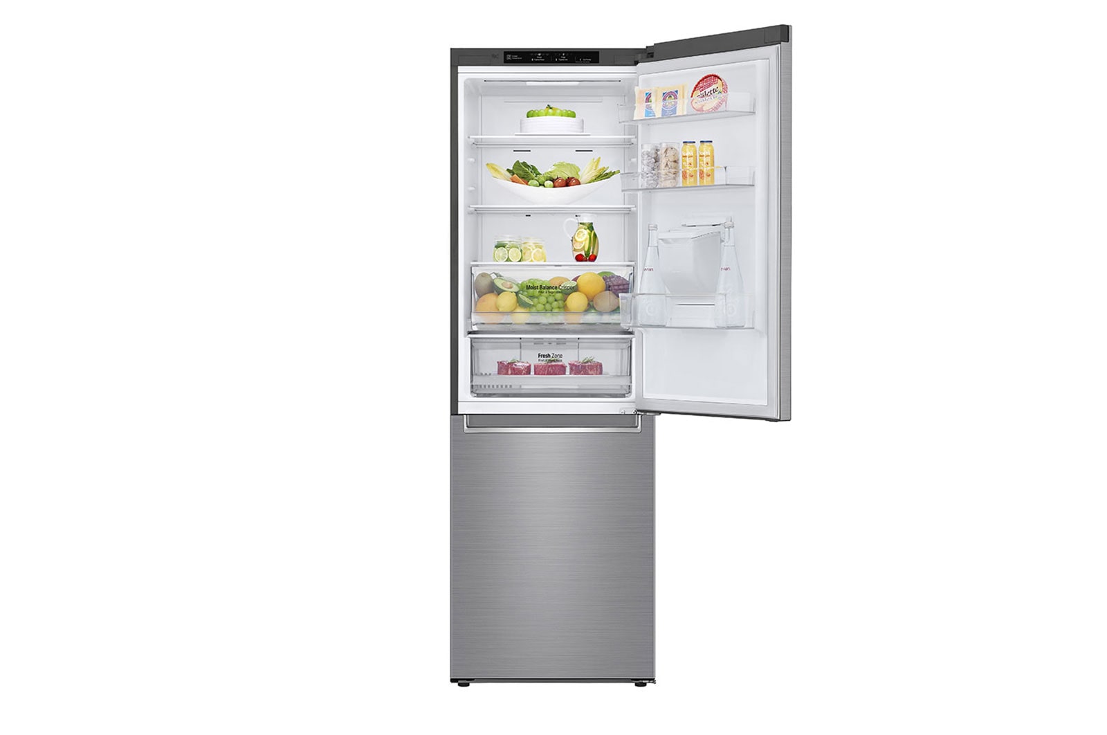 LG Frigorífico Combinado | 340 L | Etiqueta energética E | 1,86 m | DoorCooLing+? | Dispensador sem canaLiza??o, GBF61PZJMN