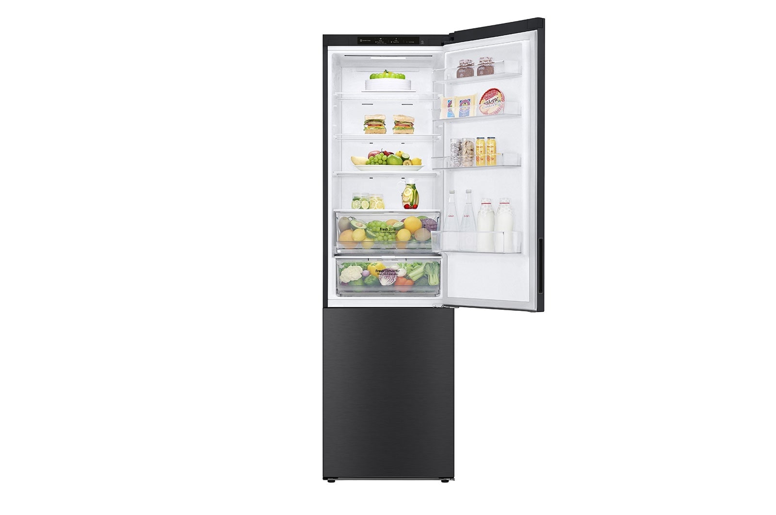 LG Frigorífico Combinado | 384 L | Etiqueta energética B | 2,03 m | DoorCooLing+? | FRESHConverter?, GBP62MCNBC
